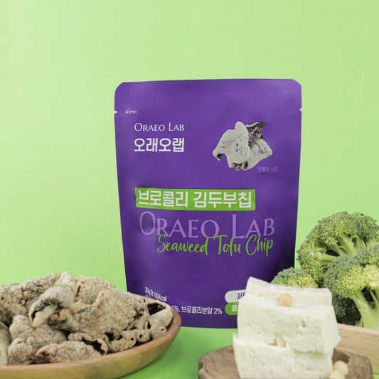 Korean Broccoli Seaweed Tofu Chips