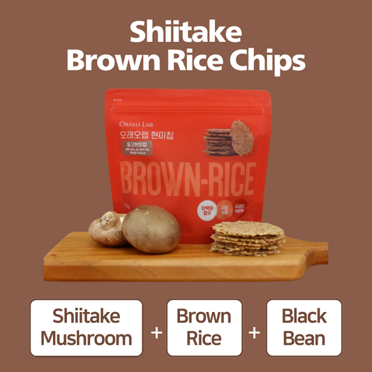 Korean Shiitake Mushroom Brown Rice Chip