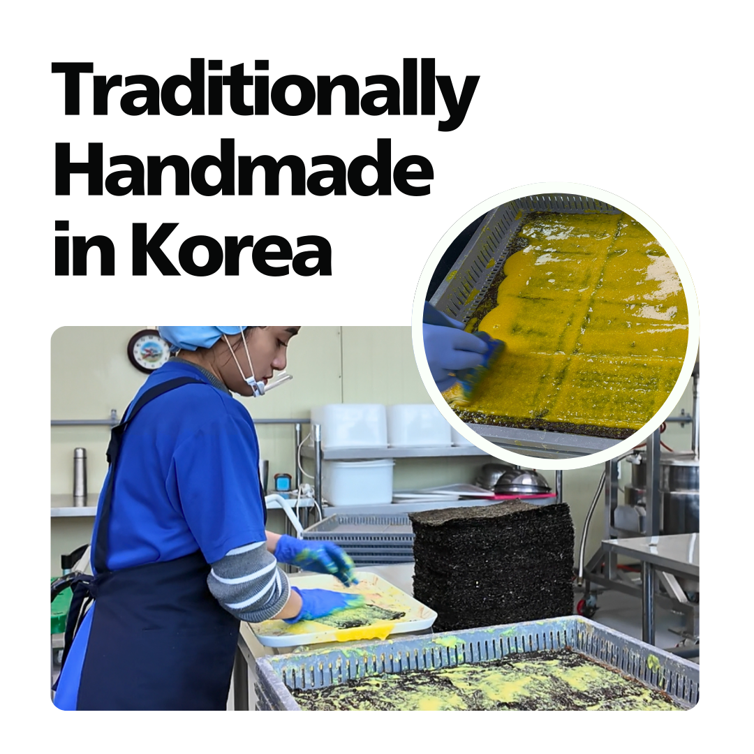 Korean Turmeric Seaweed Tofu Chips