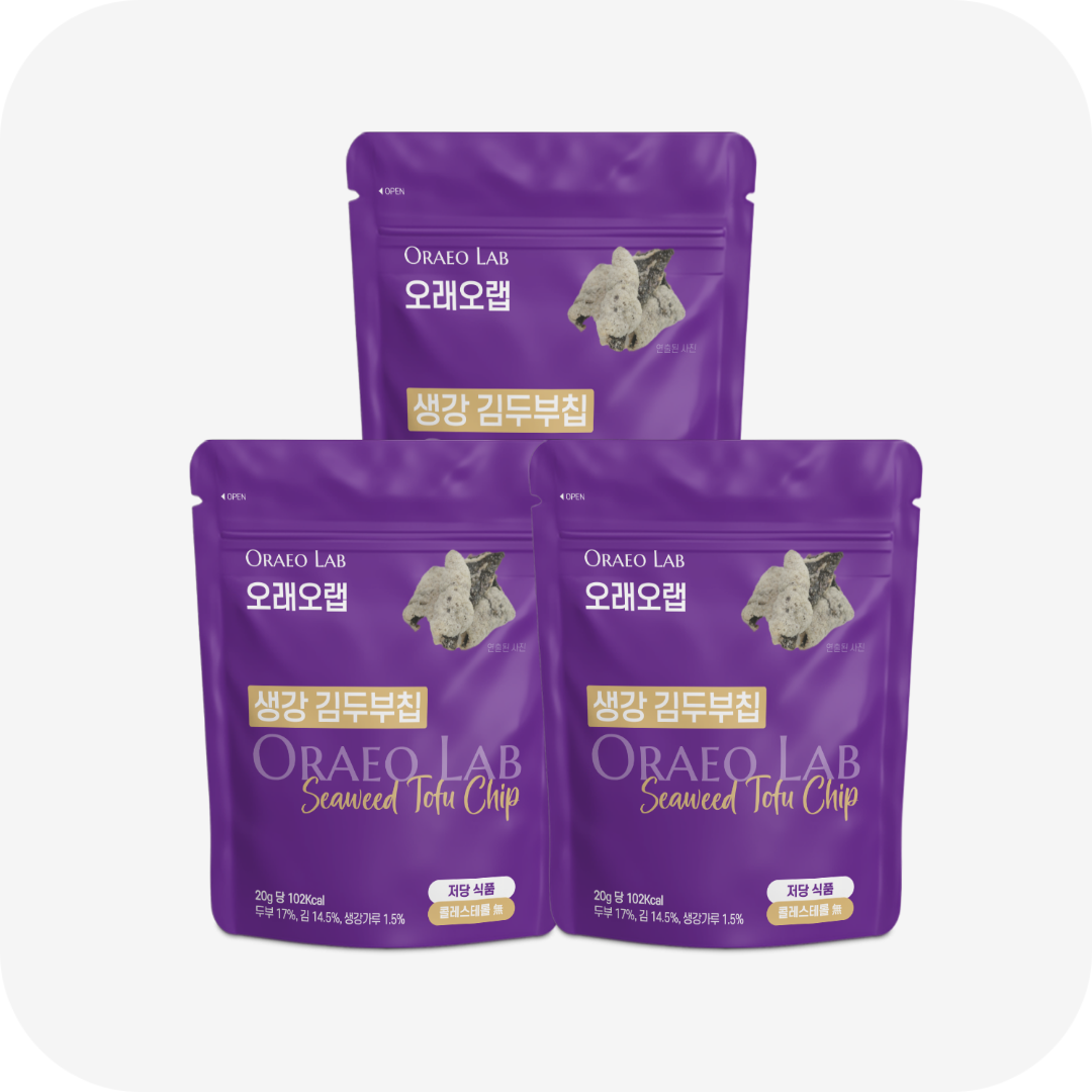 Korean Ginger Seaweed Tofu Chips