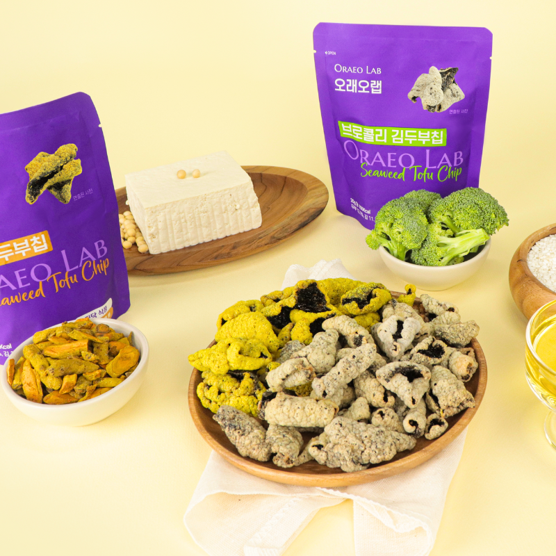 Korean Ginger Seaweed Tofu Chips