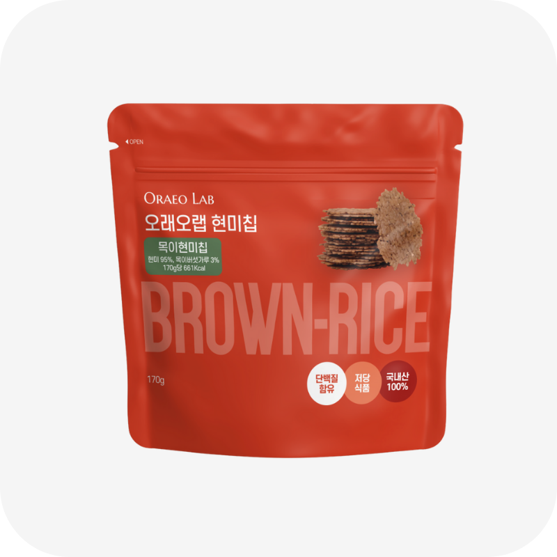 Korean Woodear Mushroom Brown Rice Chip