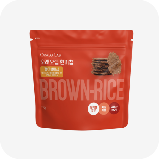 Korean Enoki Mushroom Brown Rice Chip